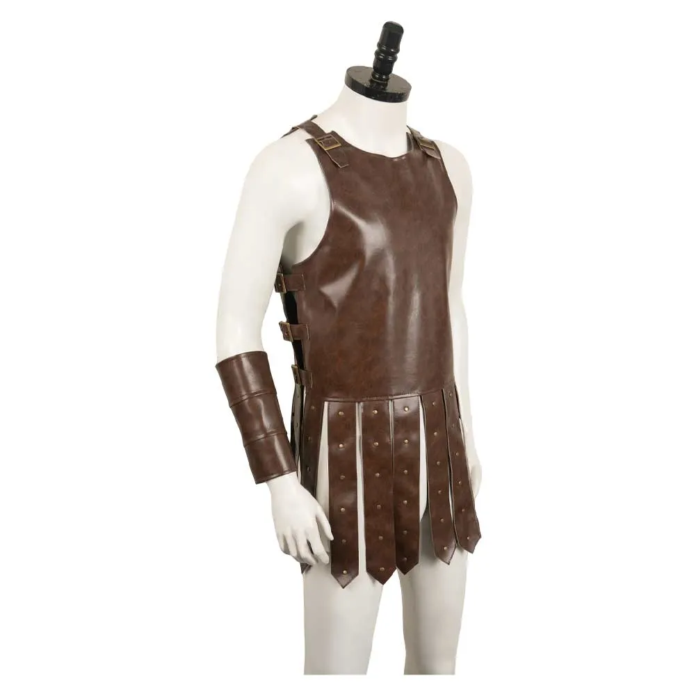Percy Jackson Brown Breastplate Set Cosplay Costume Outfits