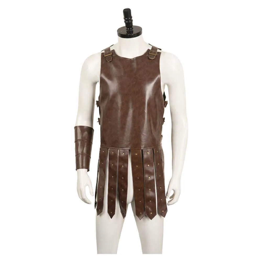 Percy Jackson Brown Breastplate Set Cosplay Costume Outfits