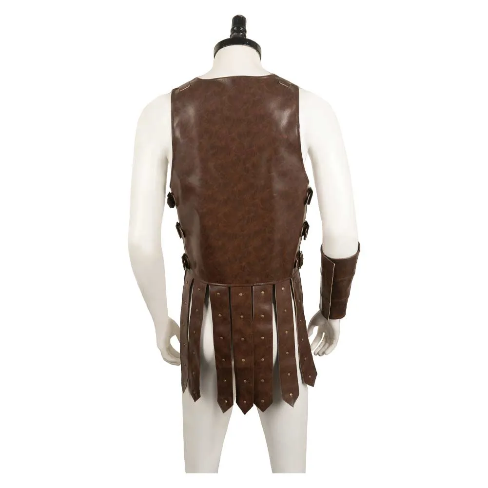 Percy Jackson Brown Breastplate Set Cosplay Costume Outfits