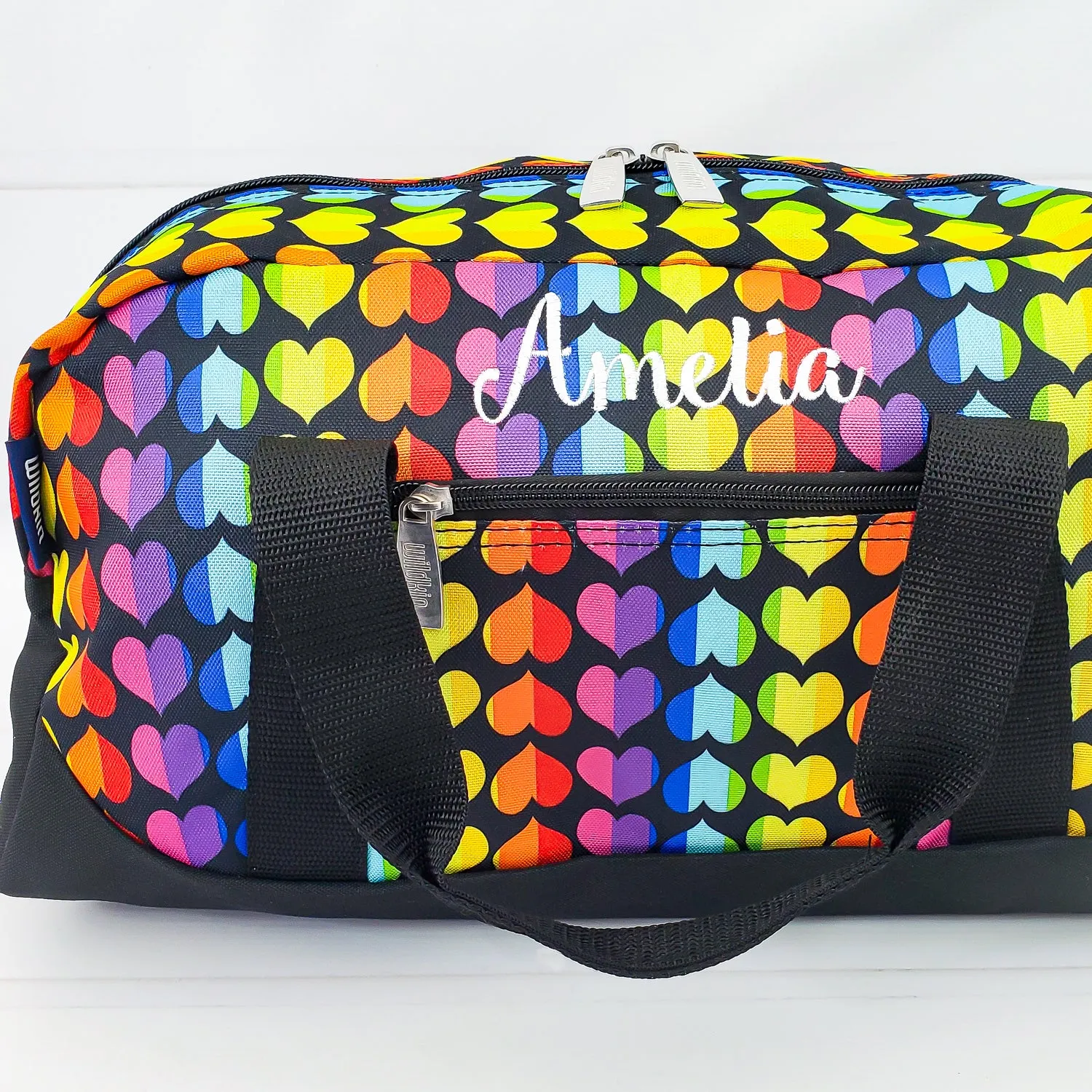 Personalized Overnighter Duffle Bags for Kids - 26 Colors