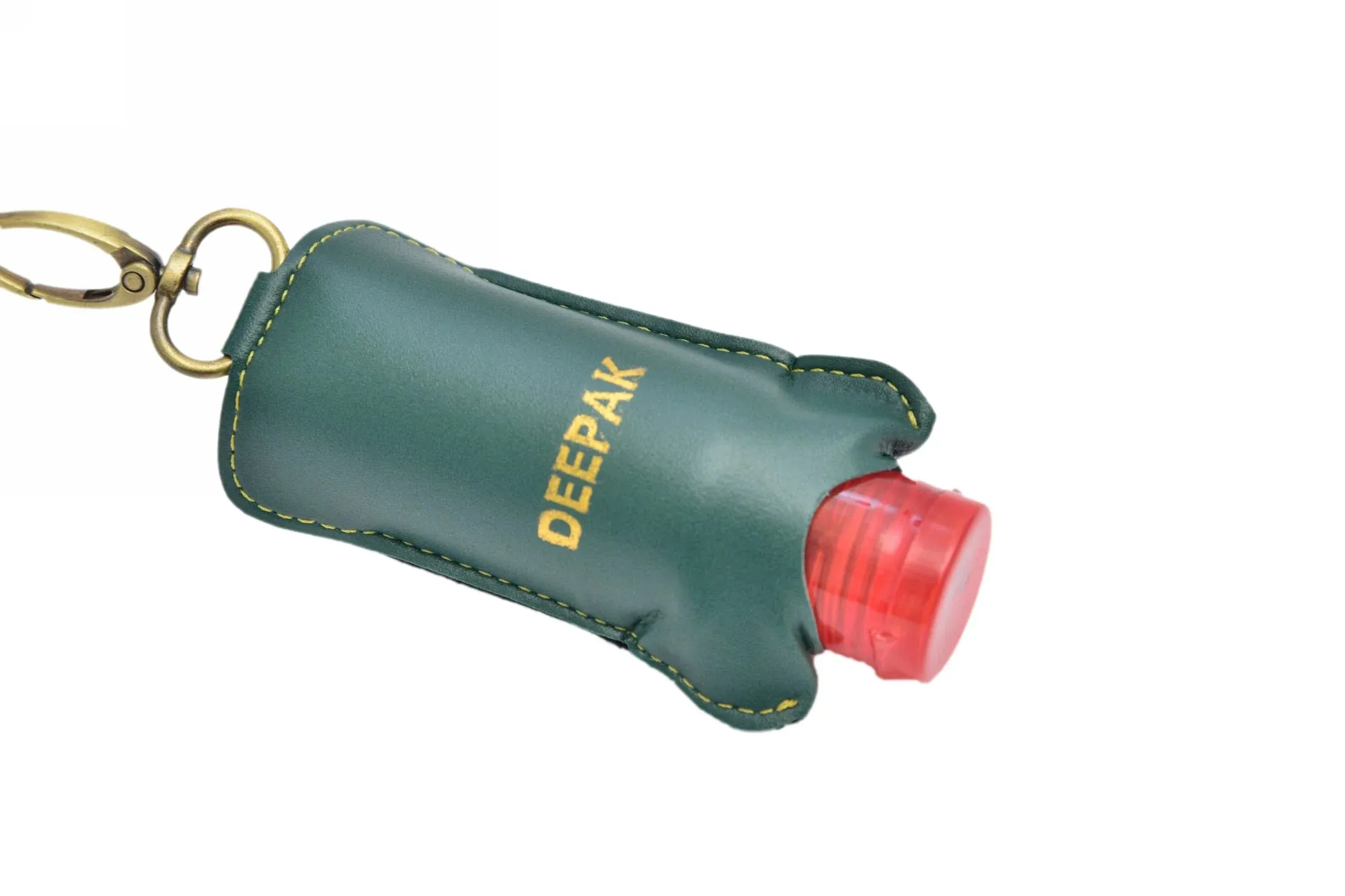 Personalized Sanitizer Holder - Olive Green