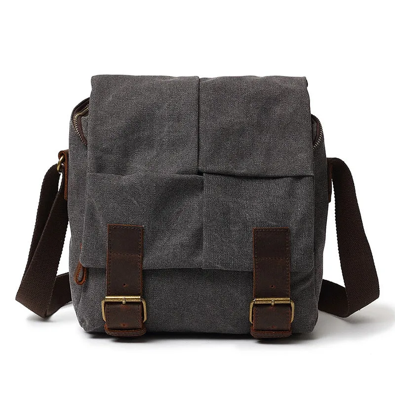 Photographic Hunter Camera Bag Canvas DSLR Camera Bag Vintage Crossbody Messenger Bag 9002