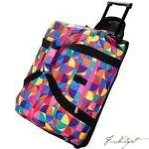 Pinwheel Rolling Duffel Bag
