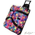 Pinwheel Rolling Duffel Bag