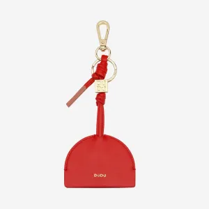 Portachiavi Dudu Bags Santorini in Pelle Rosso Fiamma