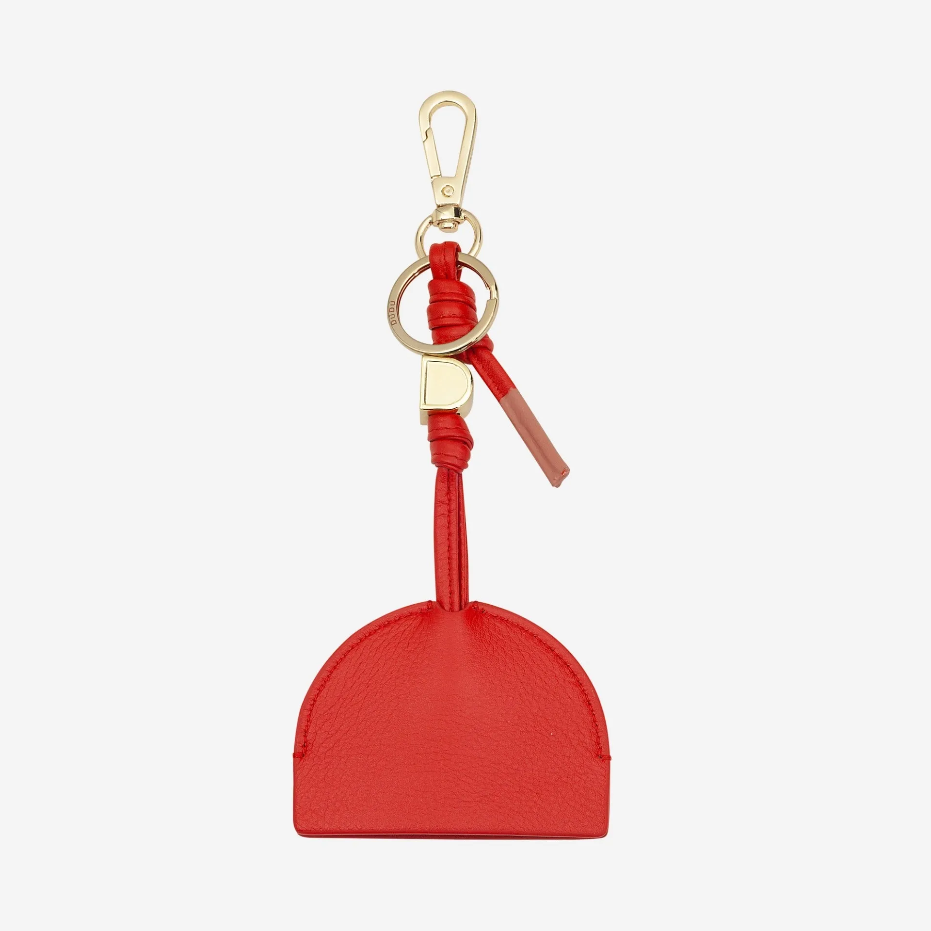 Portachiavi Dudu Bags Santorini in Pelle Rosso Fiamma
