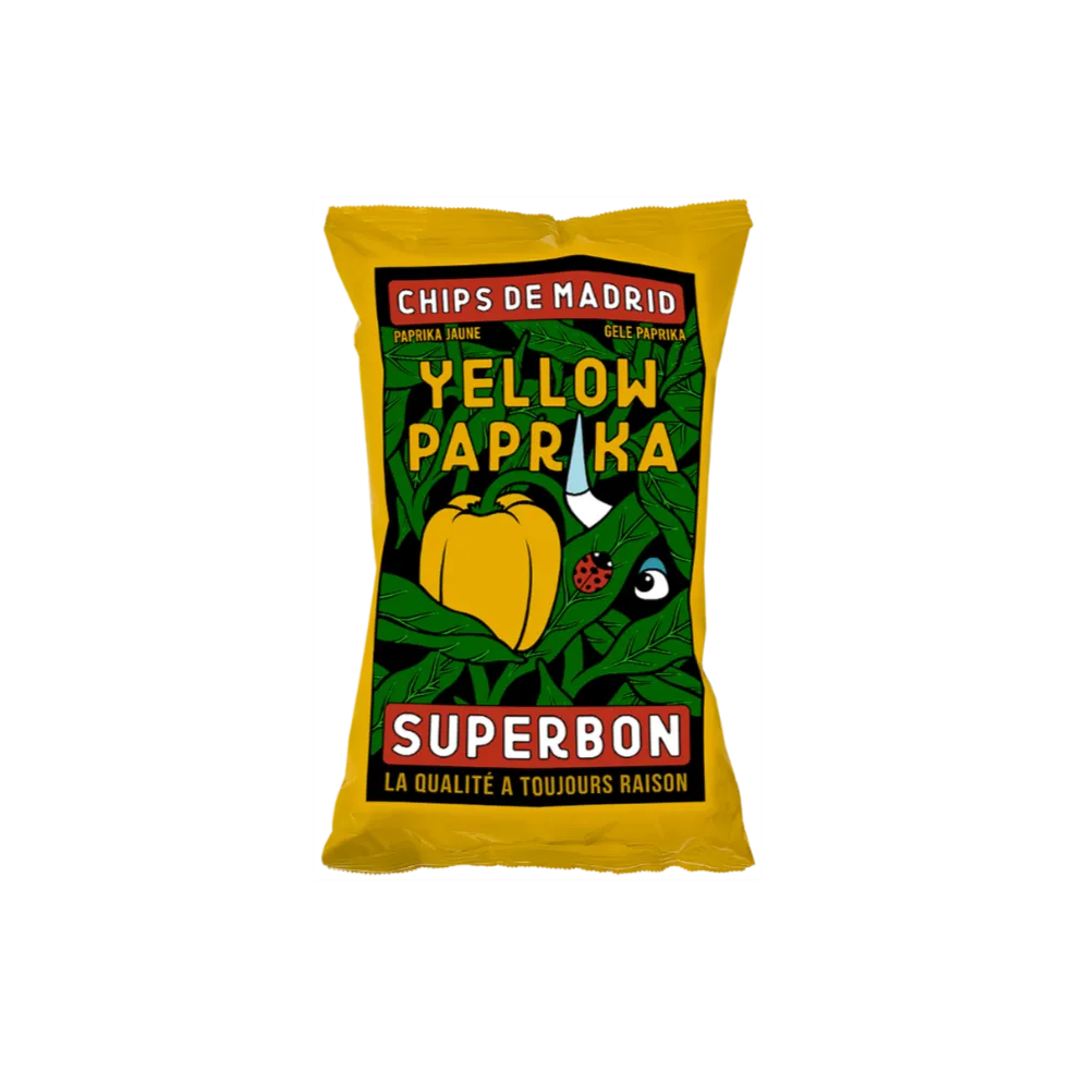 Potato Crisps with Yellow Paprika 36 x 45g