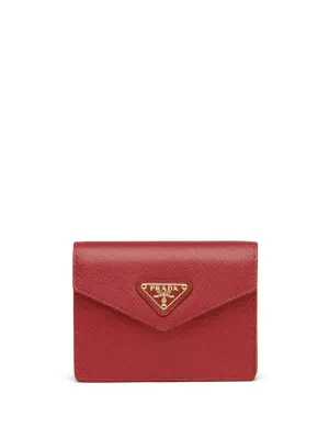 Prada - logo cardholder - women - Leather - One Size - Black