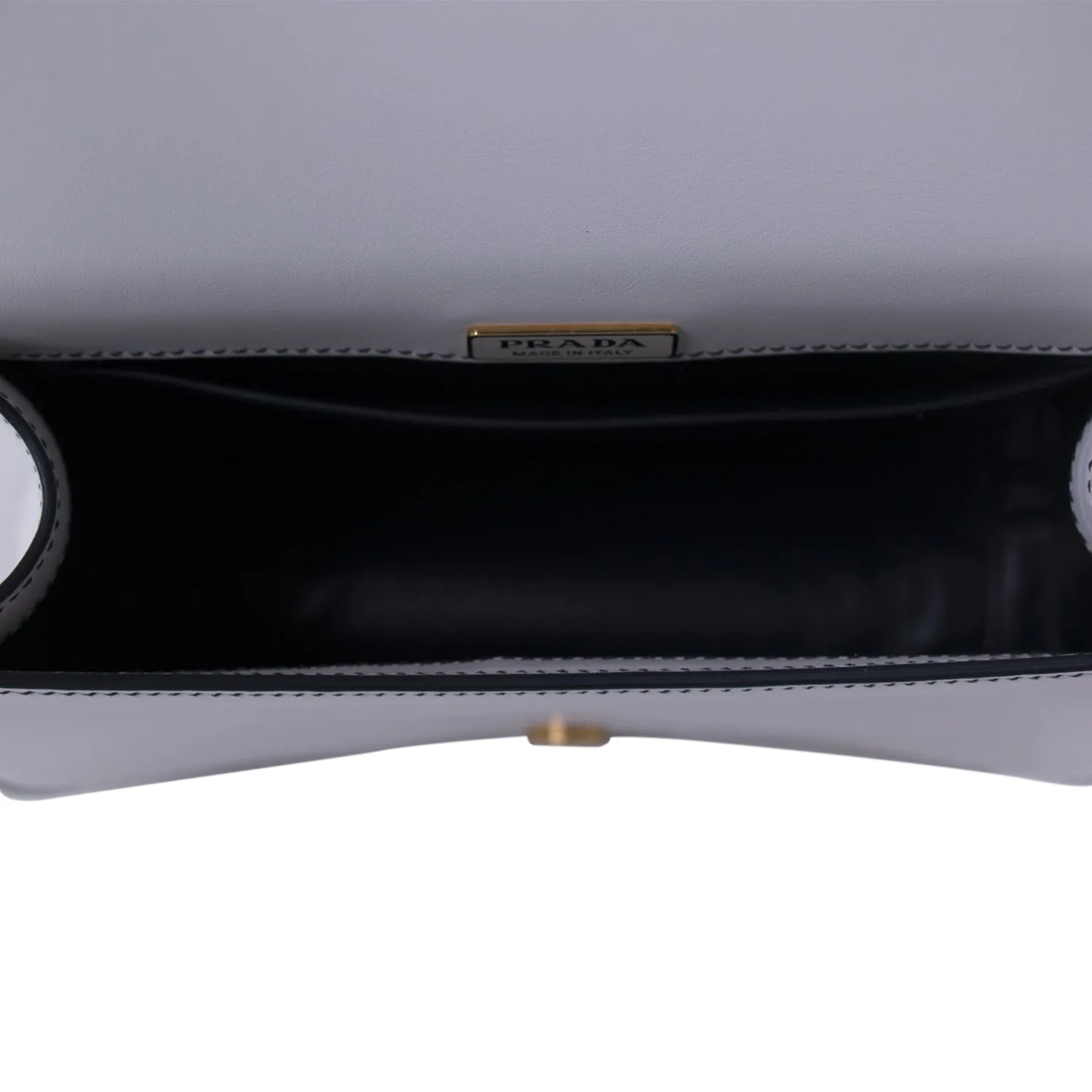 Prada Pionnière Leather Saddle Bag