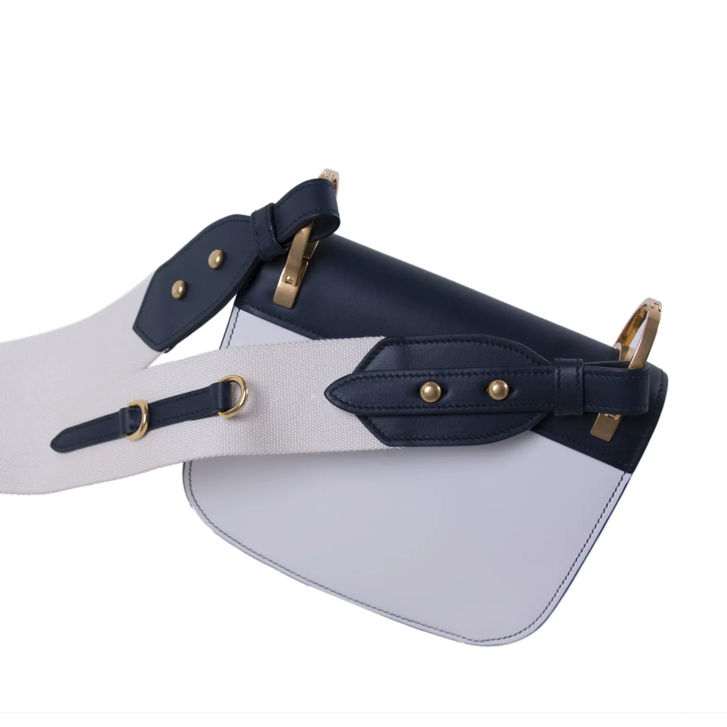 Prada Pionnière Leather Saddle Bag