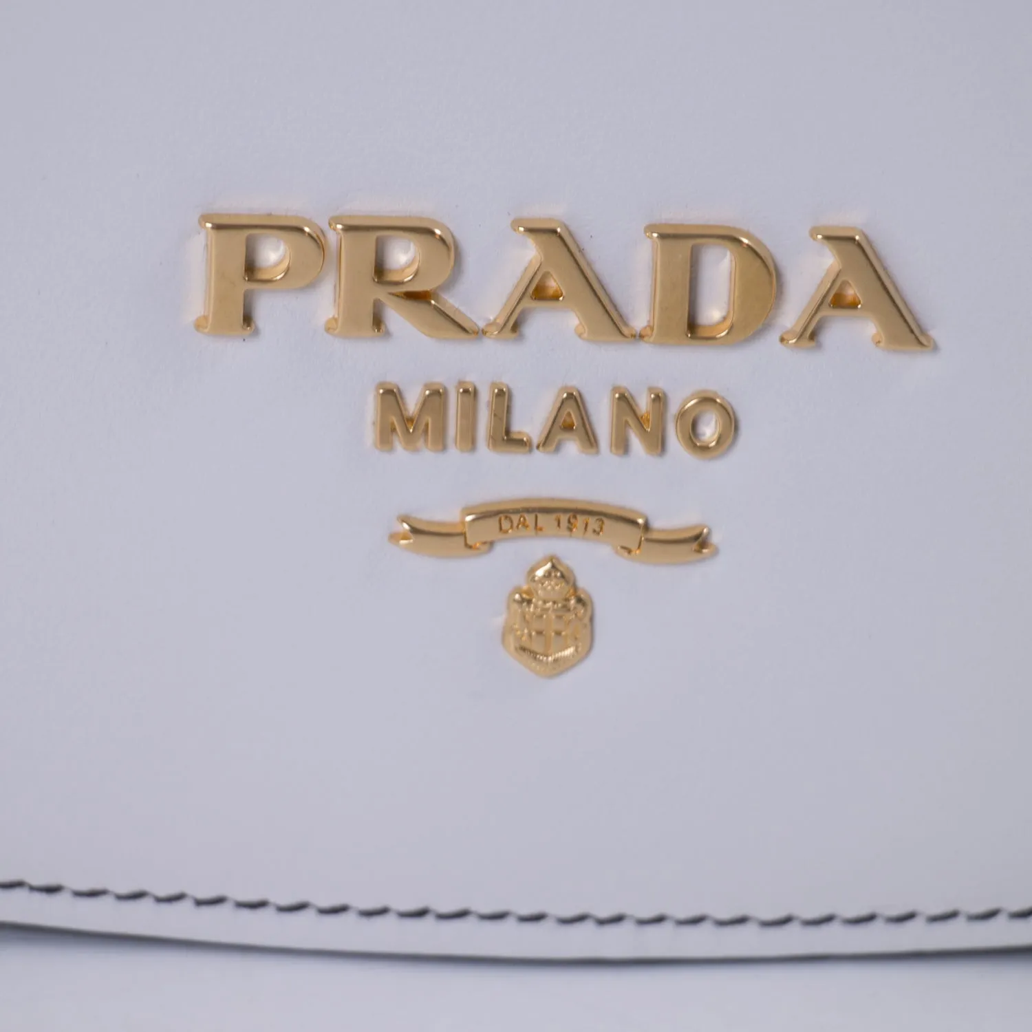 Prada Pionnière Leather Saddle Bag