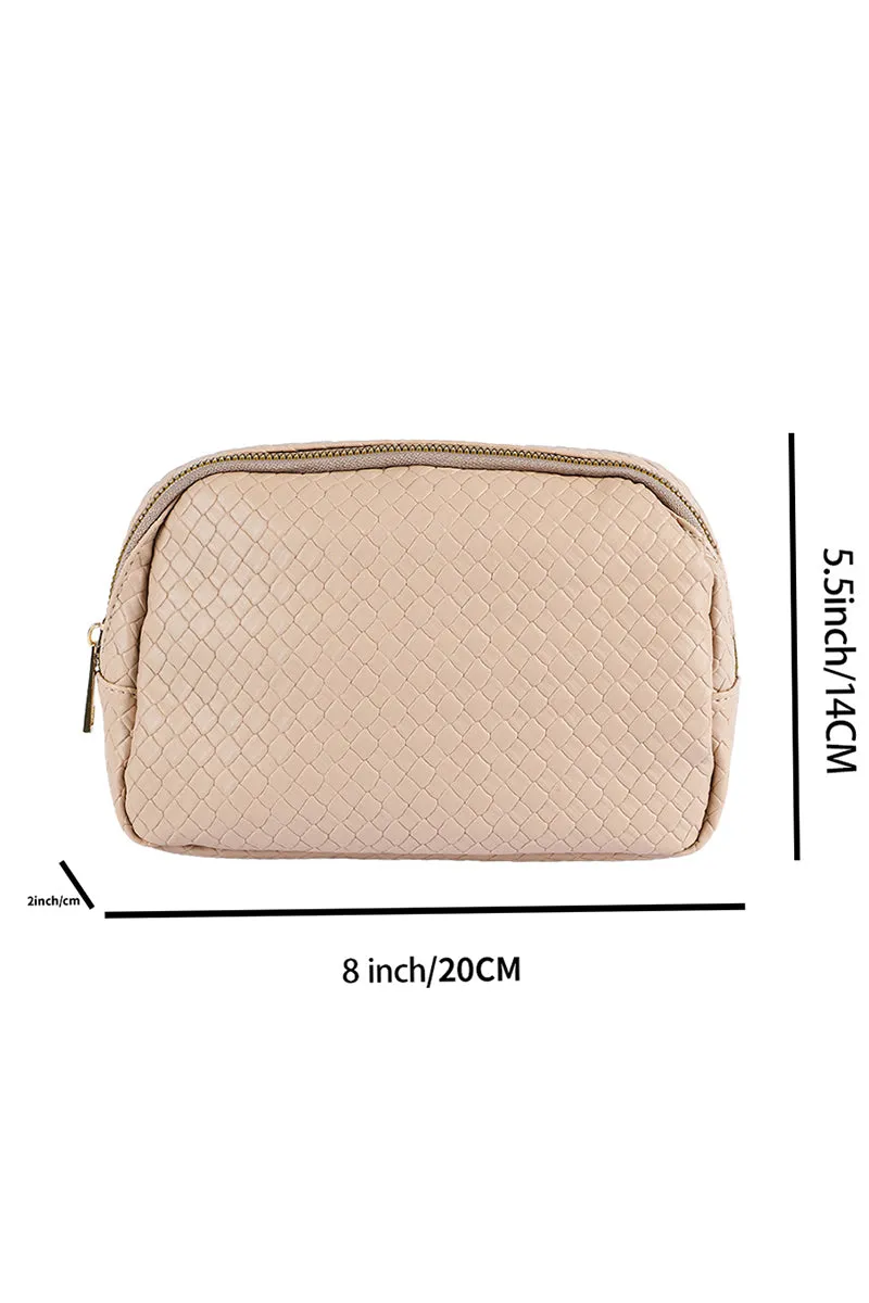 PREORDER! ETA 3/21 Cafe Chic Parchment Faux Leather Belt Bag **SHIPPING EXPECTED TO BEGIN ON DATE 3/21**