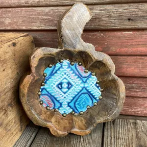 Pumpkin Décor Bowl - w/ Tucson Sundown Aztec