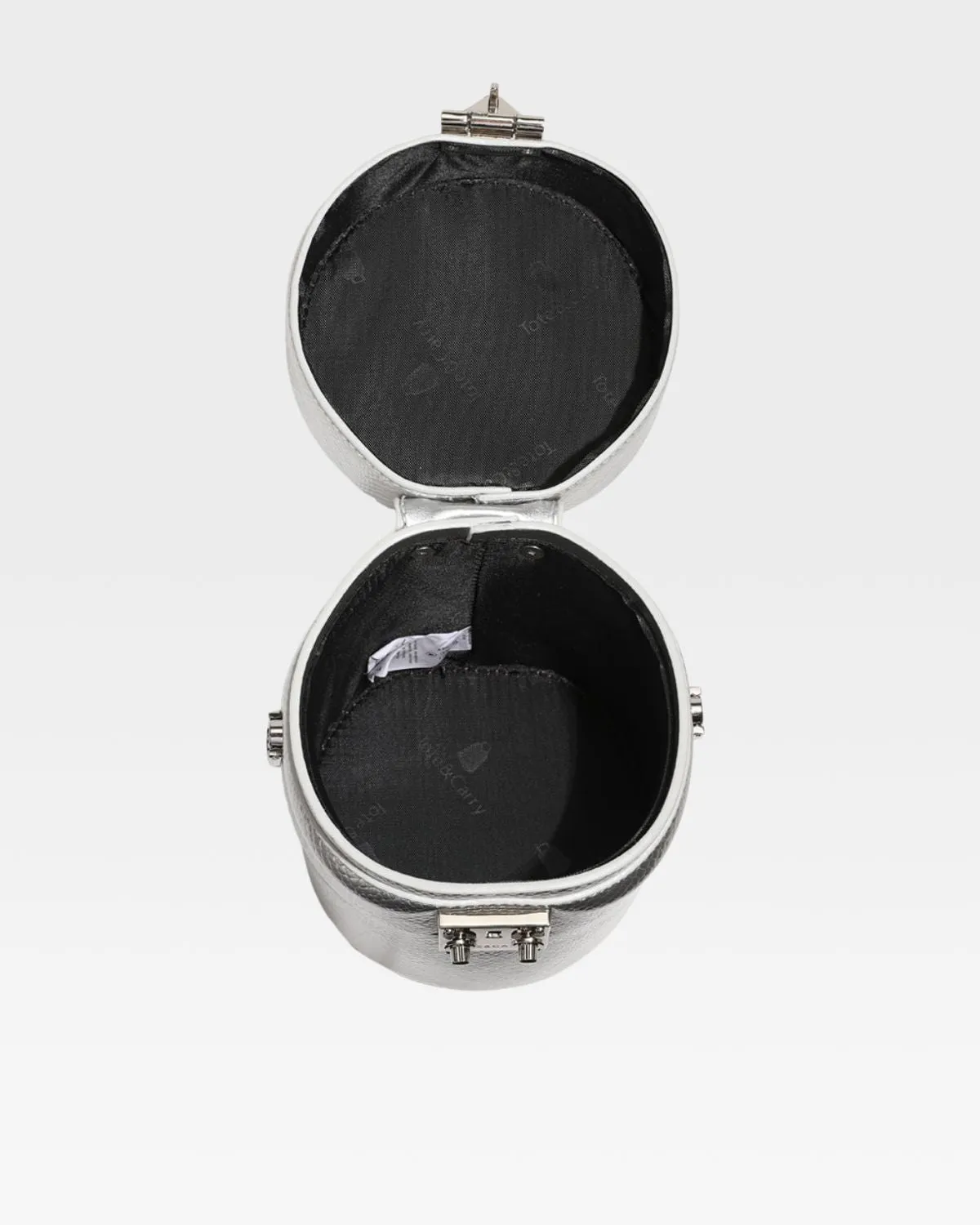 PY Mini Barrel Purse in Silver