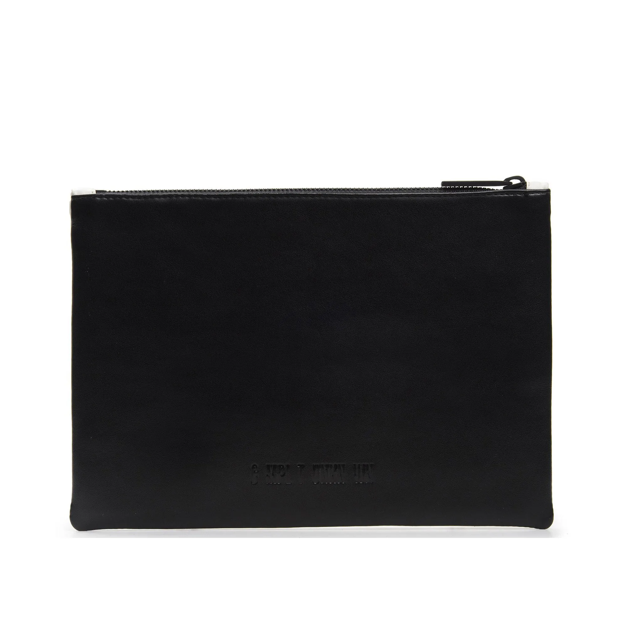 RAZOR BLADE EMBROIDERED CLUTCH BAG