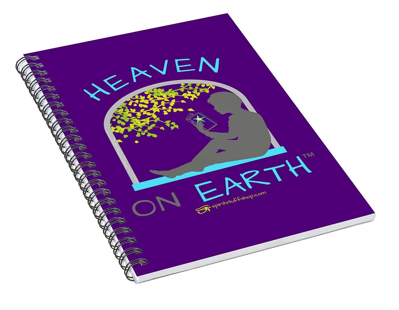 Reading Heaven On Earth - Spiral Notebook