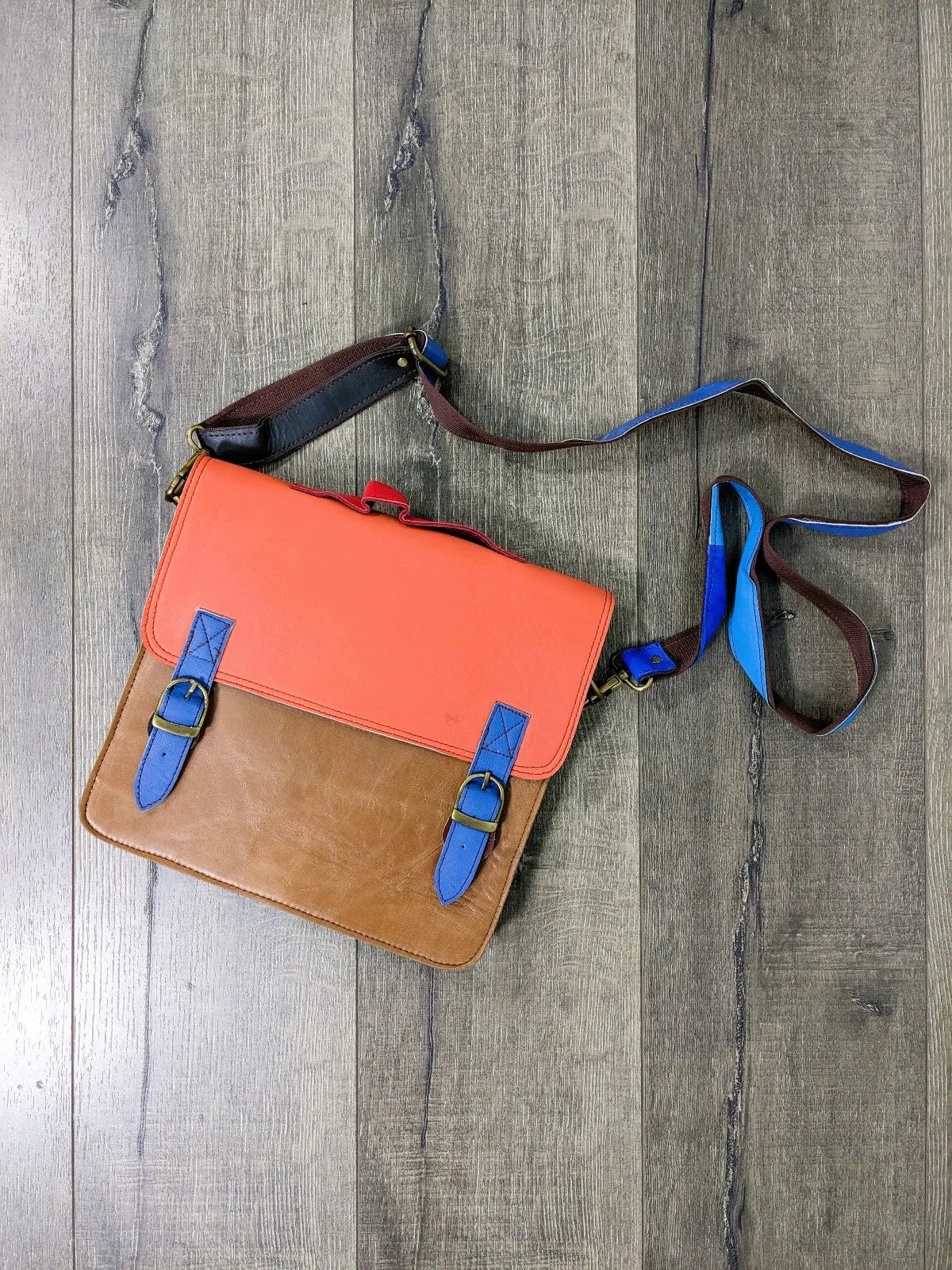 Recycled Leather Shoulder Bag