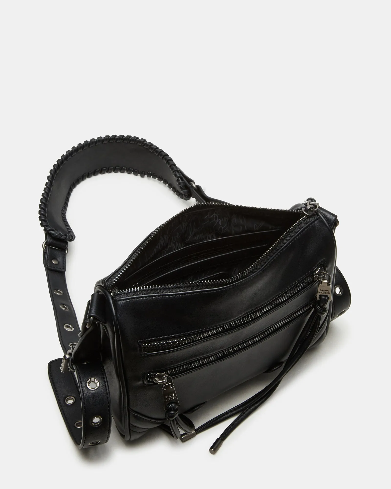RIGBY BAG BLACK DISTRESSED