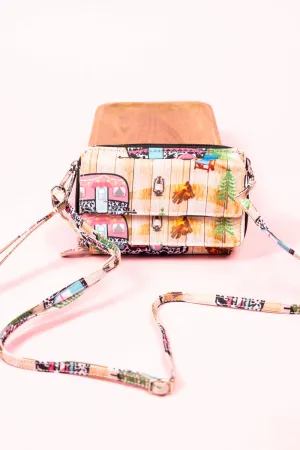 RV There Yet? Crossbody Organizer Clutch