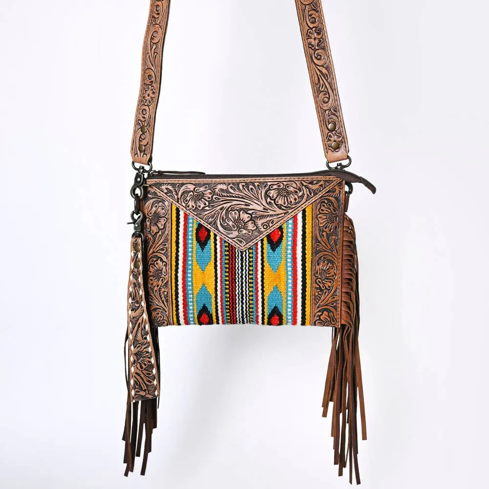 Saddle Blanket Tooled Bag