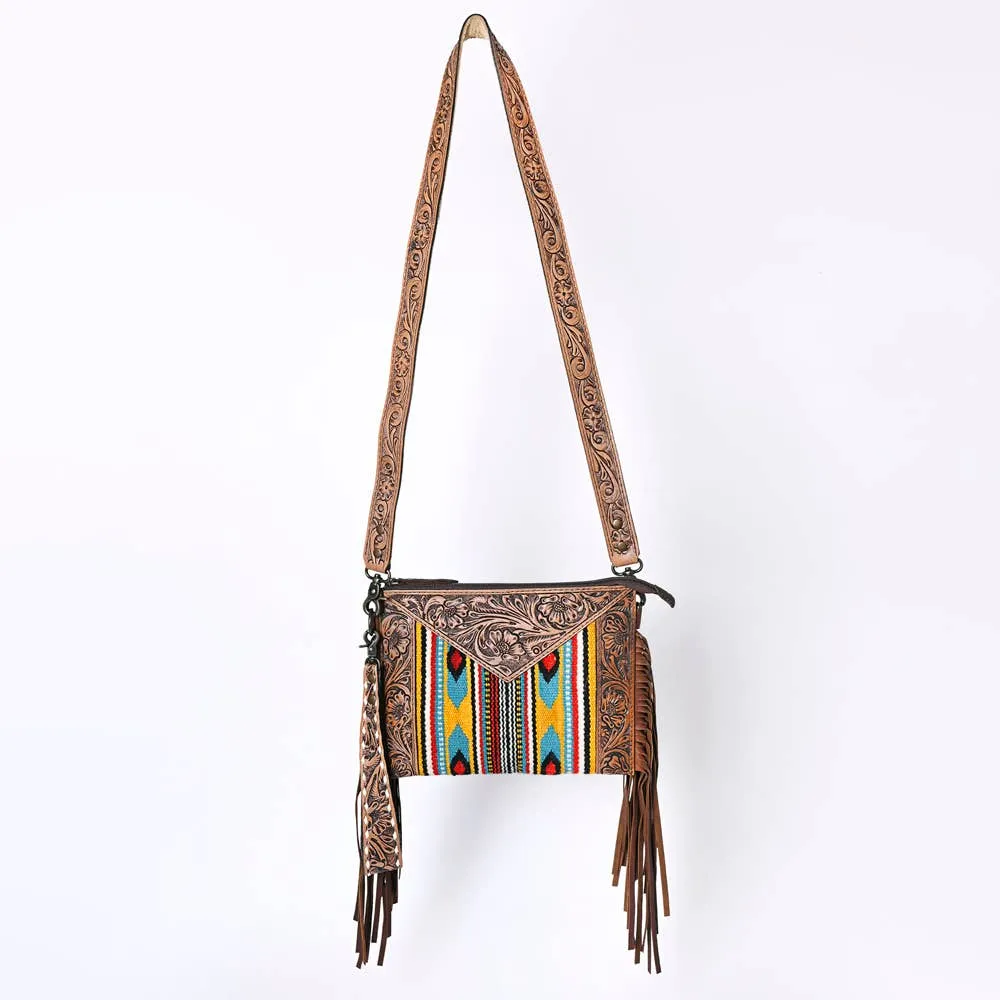 Saddle Blanket Tooled Bag
