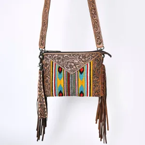 Saddle Blanket Tooled Bag