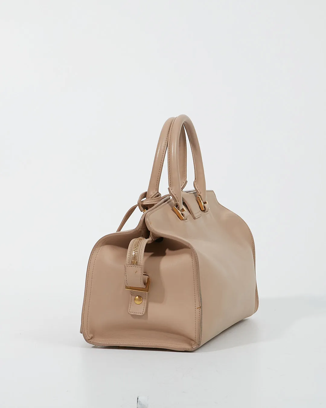 Saint Laurent Beige Leather Cabas Chyc Bag