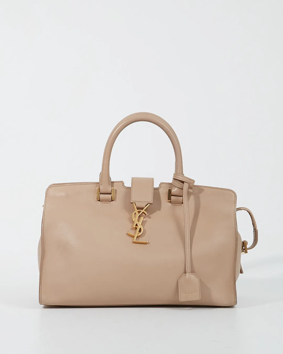 Saint Laurent Beige Leather Cabas Chyc Bag