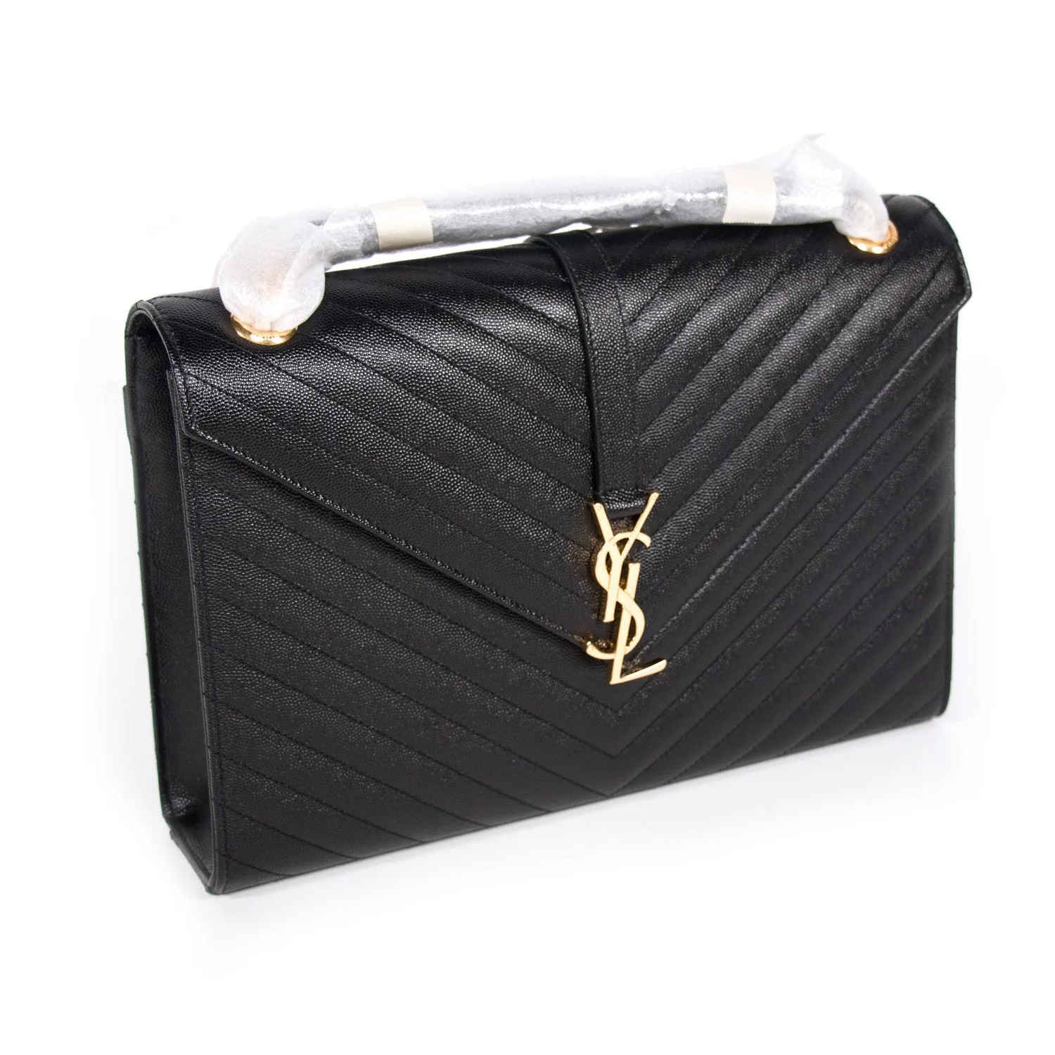 Saint Laurent Monogram Large Quilted Leather