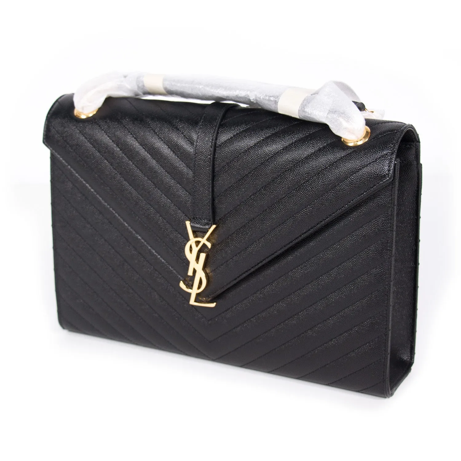 Saint Laurent Monogram Large Quilted Leather