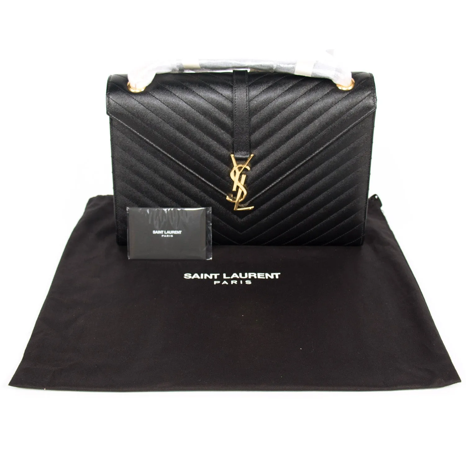 Saint Laurent Monogram Large Quilted Leather