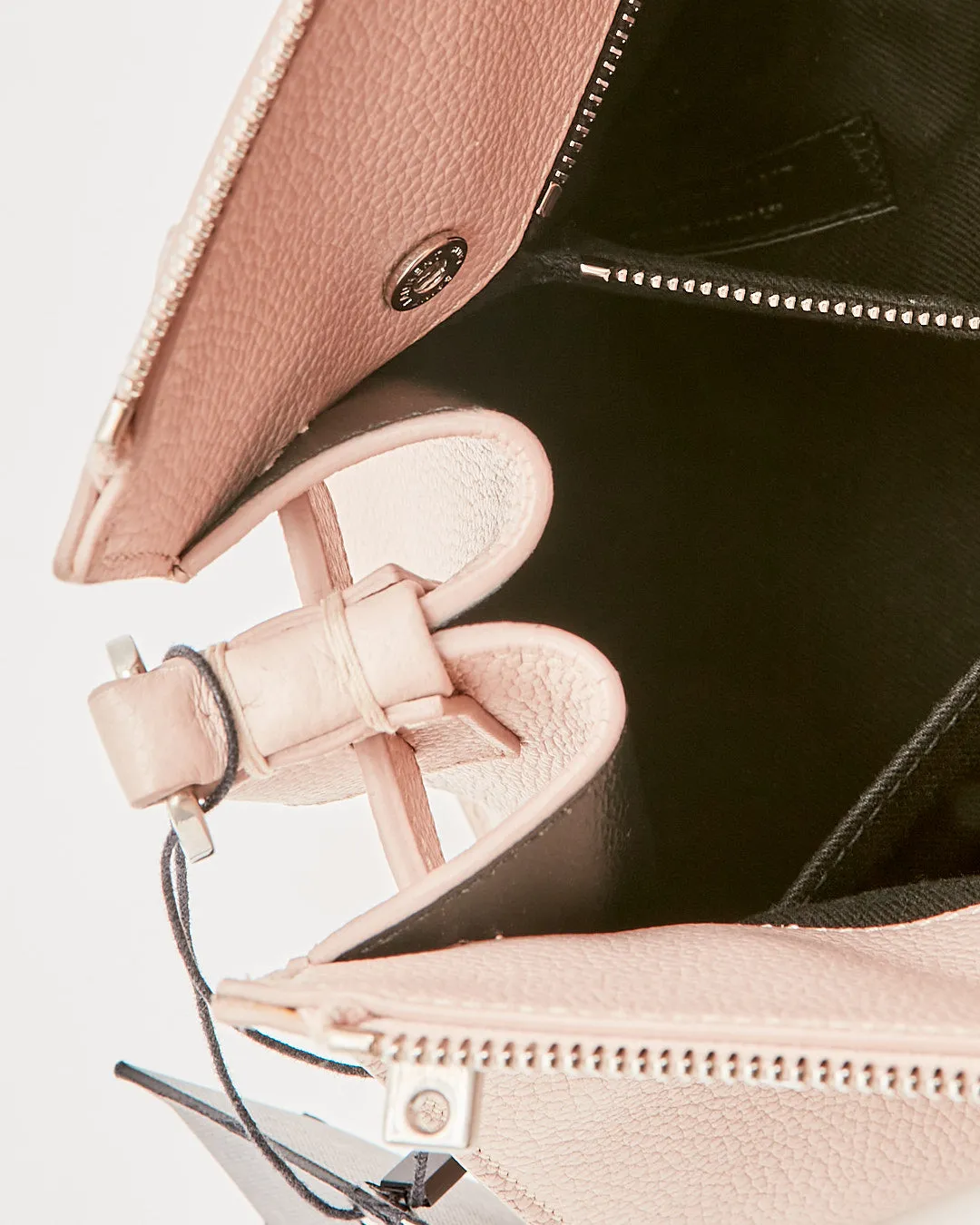 Saint Laurent Pale Pink Leather Baby Sac De Jour Souple Bag