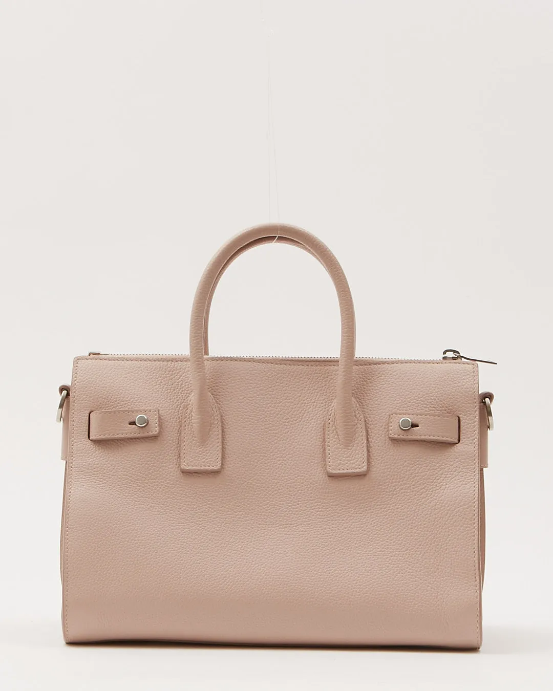 Saint Laurent Pale Pink Leather Baby Sac De Jour Souple Bag