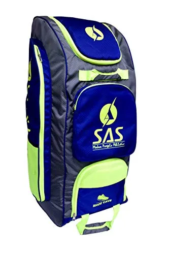 SAS SPORTS SAS Cricket Pro Wheel KIT Bag (Blue)
