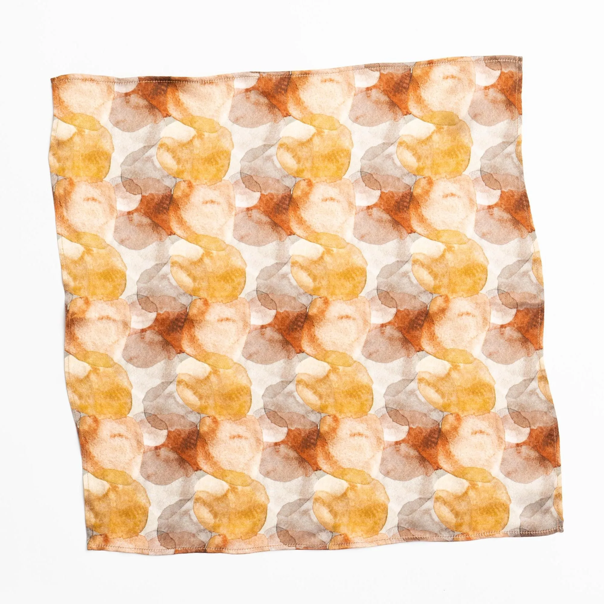 Silk Pocket Square Hand Painted organic