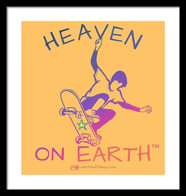 Skateboarding/skater - Framed Print