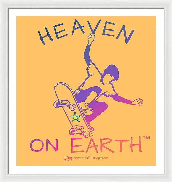Skateboarding/skater - Framed Print