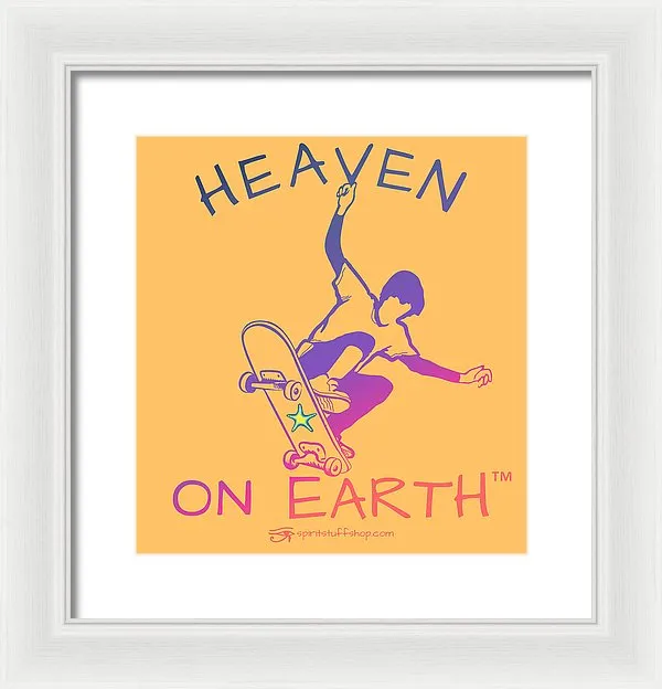 Skateboarding/skater - Framed Print