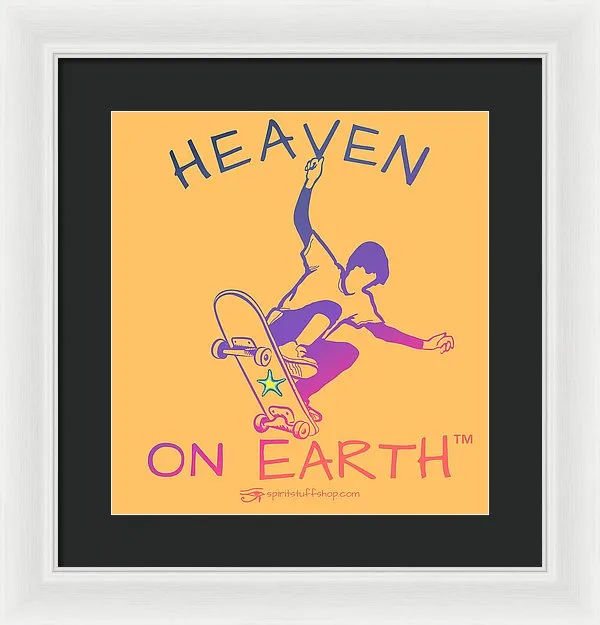 Skateboarding/skater - Framed Print