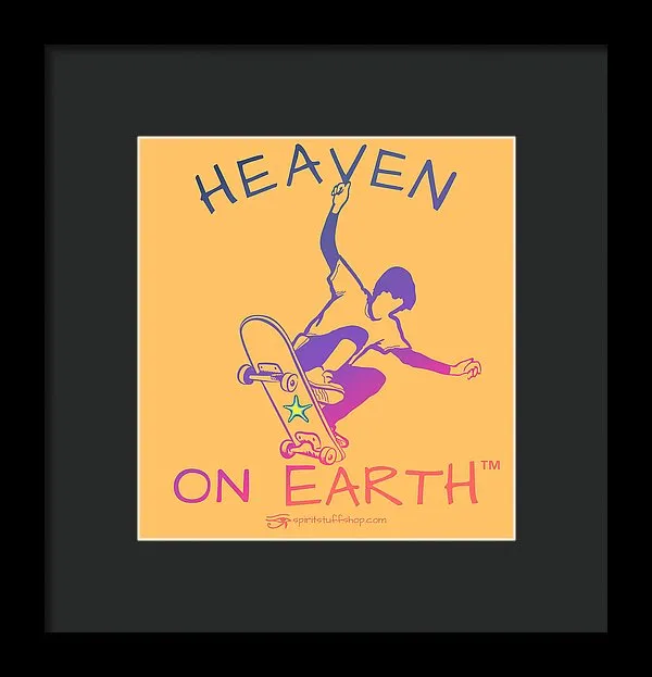 Skateboarding/skater - Framed Print