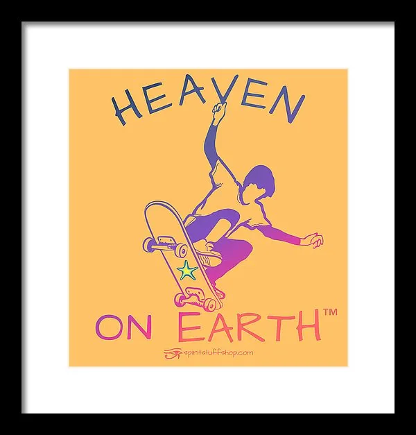 Skateboarding/skater - Framed Print