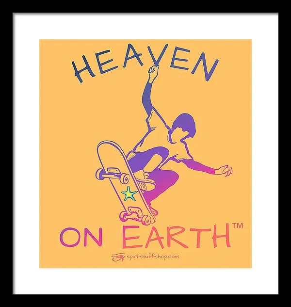 Skateboarding/skater - Framed Print