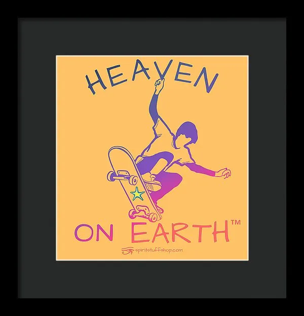 Skateboarding/skater - Framed Print