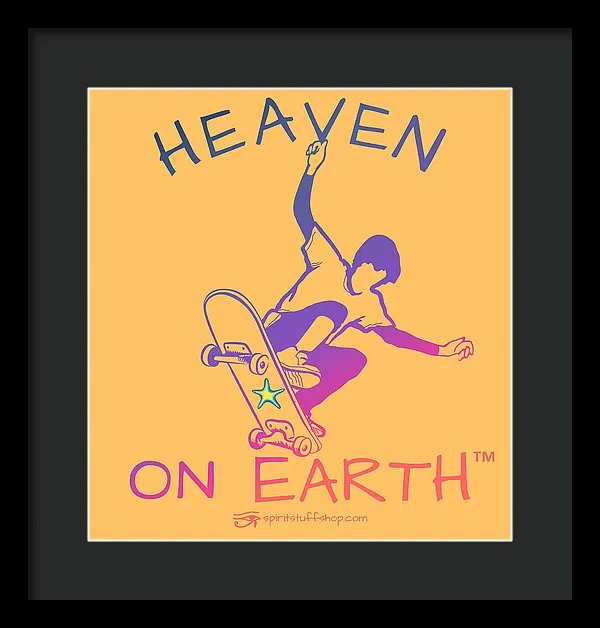 Skateboarding/skater - Framed Print