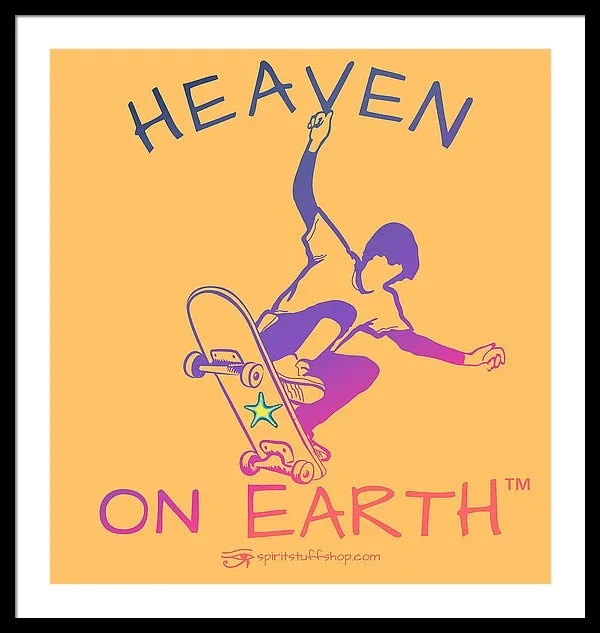 Skateboarding/skater - Framed Print