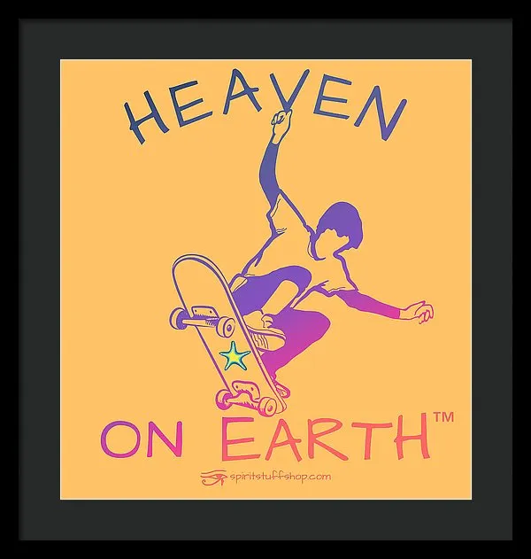 Skateboarding/skater - Framed Print
