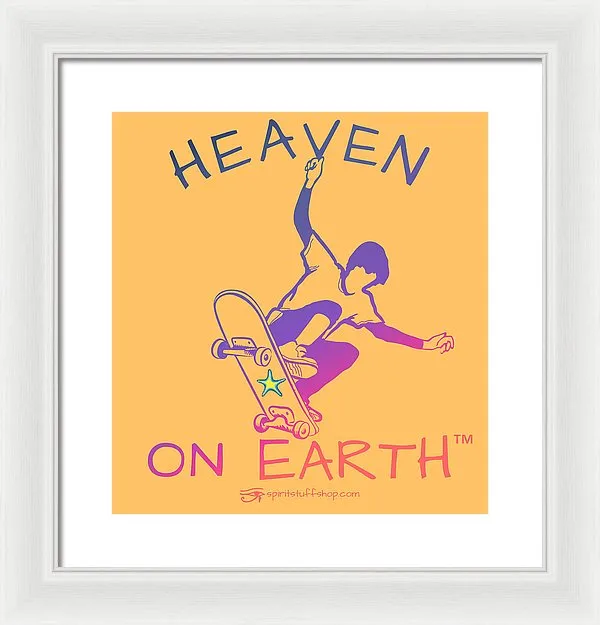 Skateboarding/skater - Framed Print