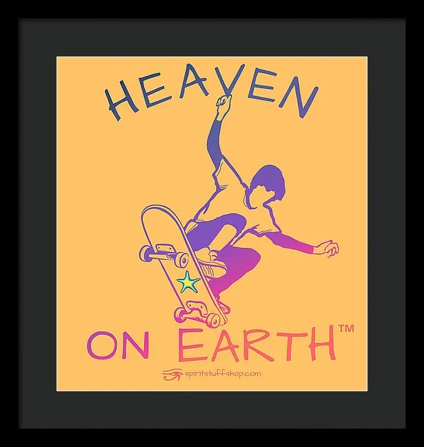 Skateboarding/skater - Framed Print