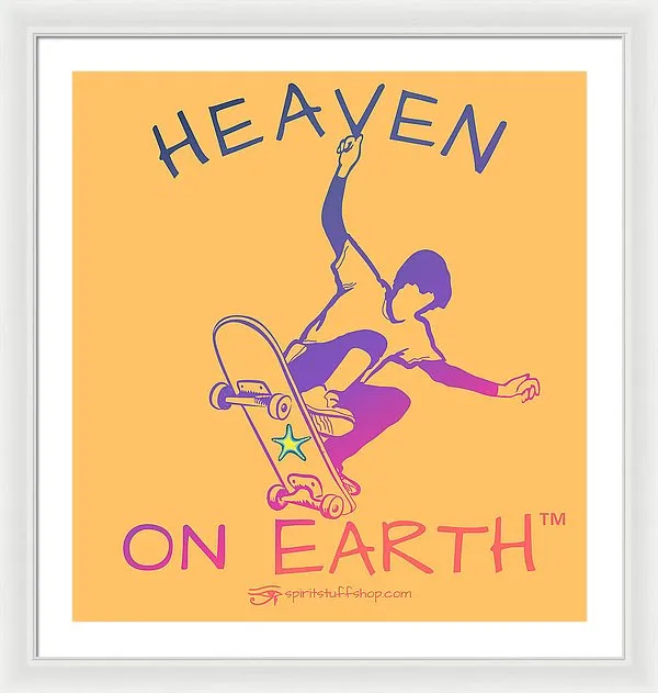 Skateboarding/skater - Framed Print