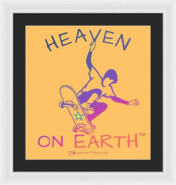 Skateboarding/skater - Framed Print